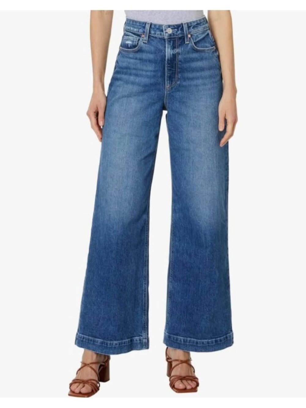 NWT Paige Harper High Rise Wide Leg Jeans sz 23